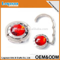 Red round metal fashion bag decorative accessories